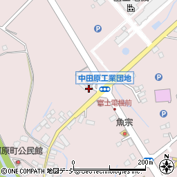 栃木県大田原市中田原1035周辺の地図