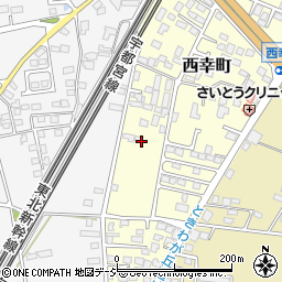 栃木県那須塩原市西幸町6周辺の地図