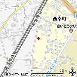 栃木県那須塩原市西幸町6-35周辺の地図
