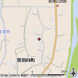栃木県大田原市黒羽向町1258周辺の地図