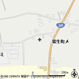 石川県羽咋市粟生町メ42周辺の地図