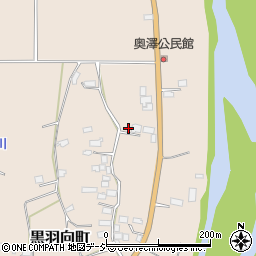 栃木県大田原市黒羽向町1218周辺の地図