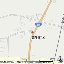 石川県羽咋市粟生町メ49周辺の地図