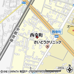 栃木県那須塩原市西幸町4-30周辺の地図