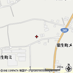 石川県羽咋市粟生町メ208周辺の地図