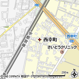 栃木県那須塩原市西幸町5-19周辺の地図