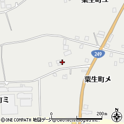 石川県羽咋市粟生町メ206周辺の地図