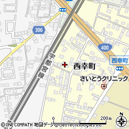 栃木県那須塩原市西幸町5-20周辺の地図