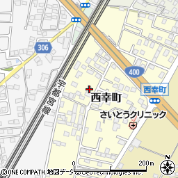 栃木県那須塩原市西幸町5-14周辺の地図