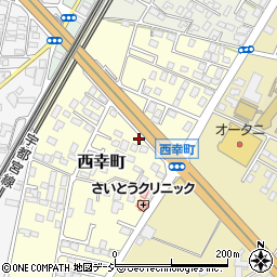 栃木県那須塩原市西幸町4周辺の地図