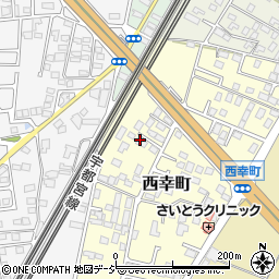 栃木県那須塩原市西幸町5周辺の地図