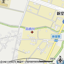 富山県黒部市新堂周辺の地図