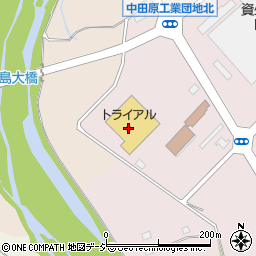 スーパーセンタートライアル大田原店周辺の地図