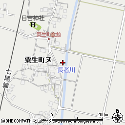 石川県羽咋市粟生町ロ周辺の地図