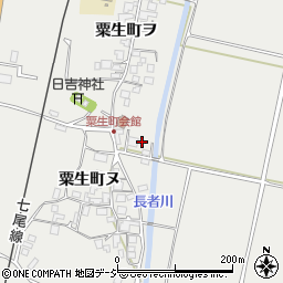 石川県羽咋市粟生町ハ周辺の地図