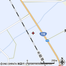 福島県東白川郡矢祭町東舘牛小路23周辺の地図