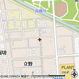 富山県黒部市立野268周辺の地図