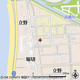 富山県黒部市立野317周辺の地図