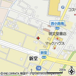 富山県黒部市新堂4周辺の地図