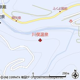 川俣温泉周辺の地図