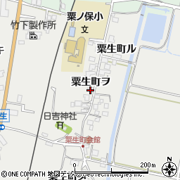 石川県羽咋市粟生町ヲ周辺の地図