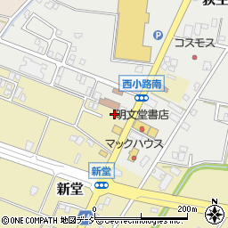 富山県黒部市新堂1-1周辺の地図