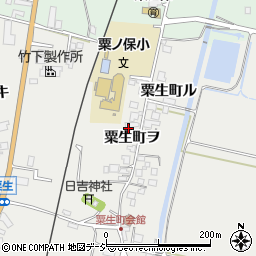 石川県羽咋市粟生町ヲ3周辺の地図