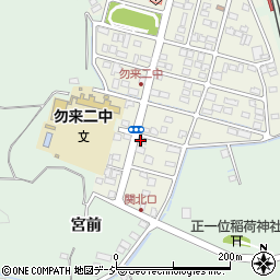 惠泉　いわき教会周辺の地図