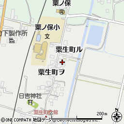 石川県羽咋市粟生町ル周辺の地図