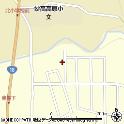 新潟県妙高市田口930-160周辺の地図