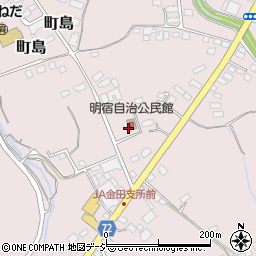 明宿自治公民館周辺の地図