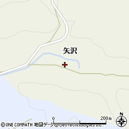 福島県東白川郡矢祭町金沢矢江地周辺の地図