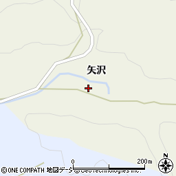 福島県矢祭町（東白川郡）金沢（矢江地）周辺の地図