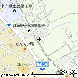 栃木県那須塩原市石林691-40周辺の地図