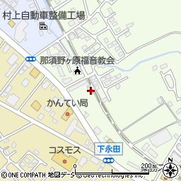 栃木県那須塩原市石林691-58周辺の地図