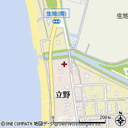 富山県黒部市立野2115-1周辺の地図