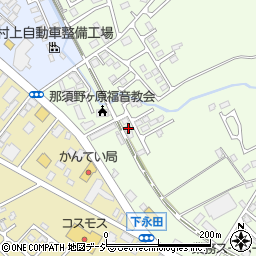 栃木県那須塩原市石林691-37周辺の地図