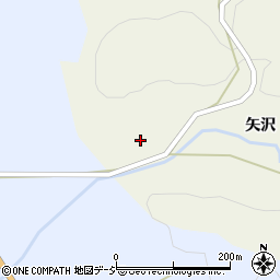 福島県東白川郡矢祭町金沢加羅沢周辺の地図