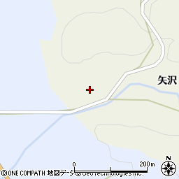 福島県矢祭町（東白川郡）金沢（加羅沢）周辺の地図