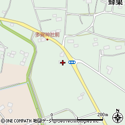栃木県大田原市蜂巣593周辺の地図