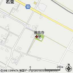 富山県黒部市若栗615周辺の地図