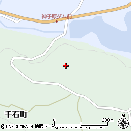 神子原ダム周辺の地図