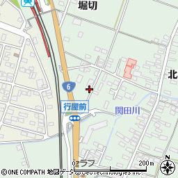 福島県いわき市勿来町関田行屋前周辺の地図