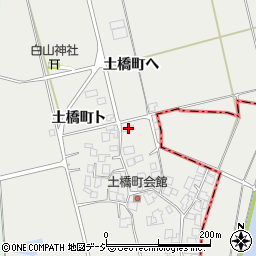 石川県羽咋市土橋町ト周辺の地図