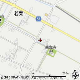 富山県黒部市若栗607周辺の地図