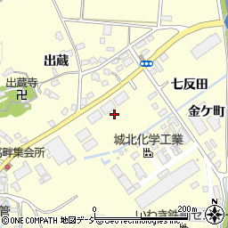 福島県いわき市勿来町酒井七反田周辺の地図