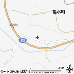 石川県羽咋市福水町カ周辺の地図