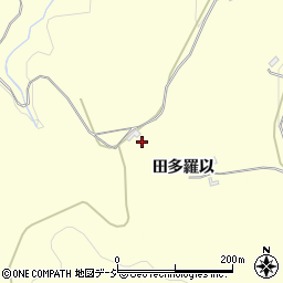 福島県いわき市瀬戸町田多羅以周辺の地図