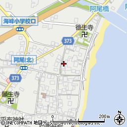 富山県氷見市阿尾622周辺の地図