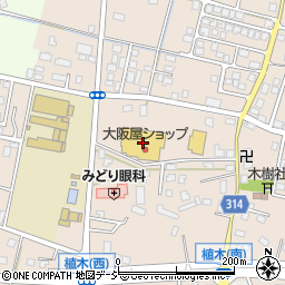大阪屋ショップ周辺の地図